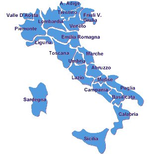 Italija regije